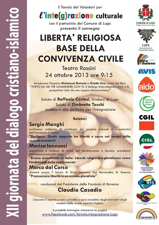 Un convegno sulla libertà religiosa – giovedì 24 ottobre 2013