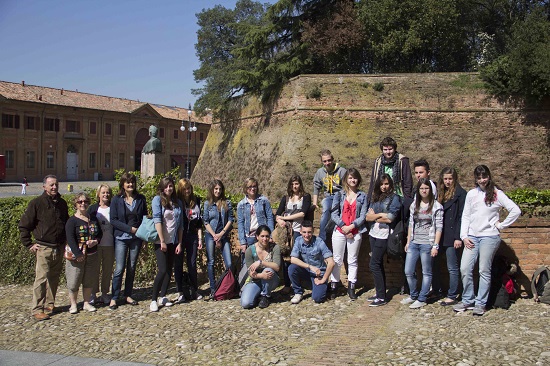 Studenti francesi di La cote St. André a Lugo