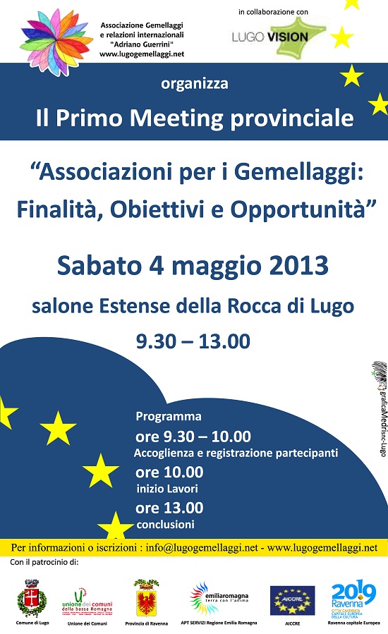 Primo meeting provinciale delle associazioni per i gemellaggi