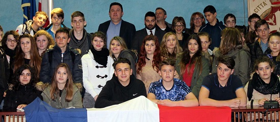 Quaranta studenti francesi in visita per uno scambio internazionale