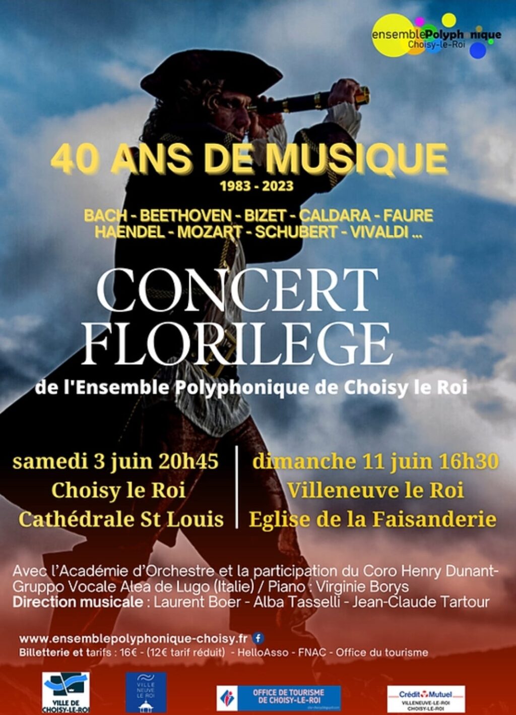 IL CORO HENRY DUNANT-ALEA IN FRANCIA –  3 GIUGNO 2023 – CONCERT FLORILEGE – Cathédrale St. Louis de Choisy-le-Roi
